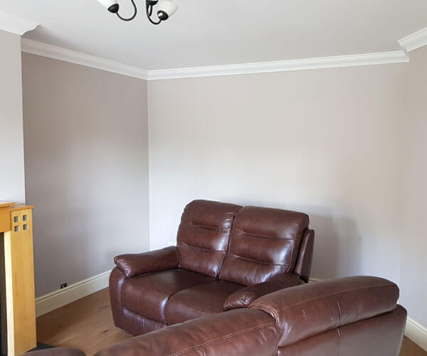 Interior sitting room painting